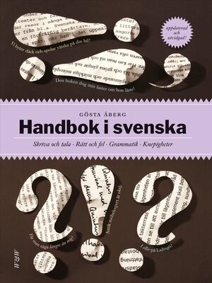 cover image of Handbok i svenska